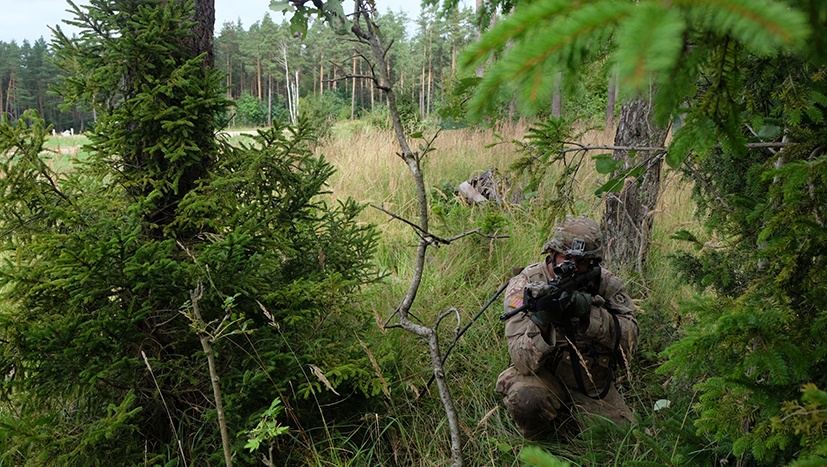 Battle Group Poland Scouts Live Fire August 28