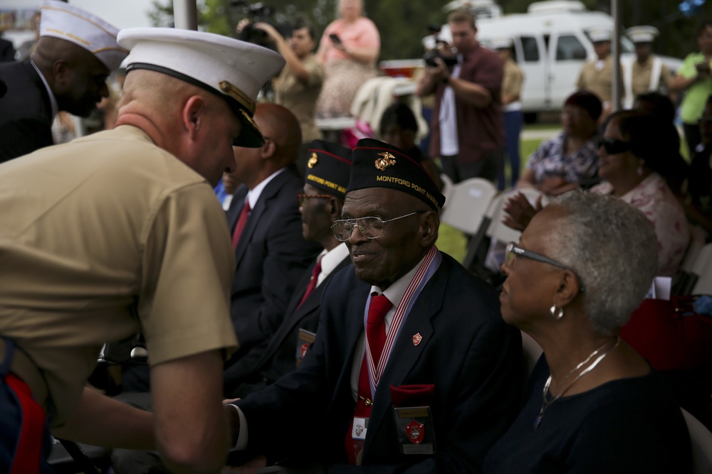 Montford Point Marine Day ceremony