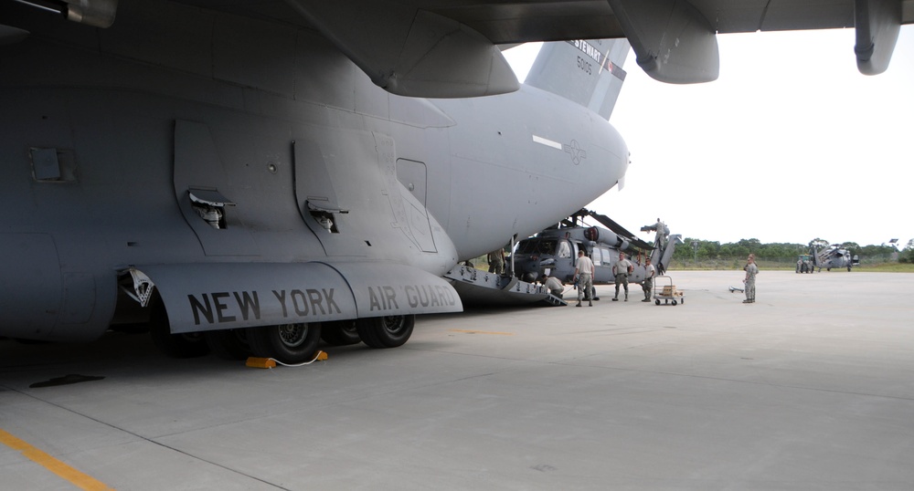 106th Rescue Wing deploys to Texas