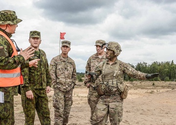 1-66 Armor riflemen compete in Lithuanian Best Infantry Squad contest