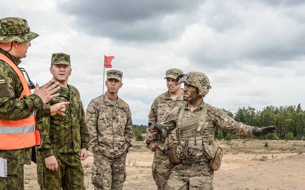 1-66 Armor riflemen compete in Lithuanian Best Infantry Squad contest