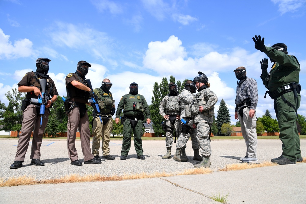 319th Security Forces Airmen participate in active-shooter training