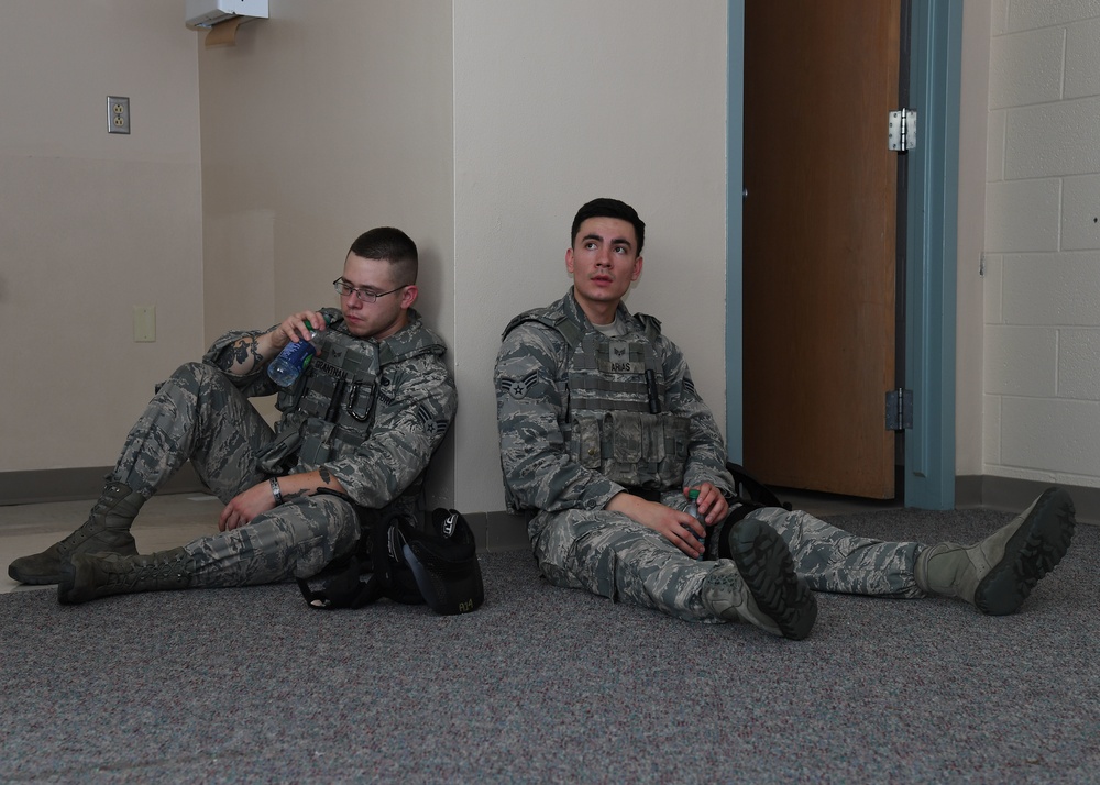 319th Security Forces Airmen participate in active-shooter training