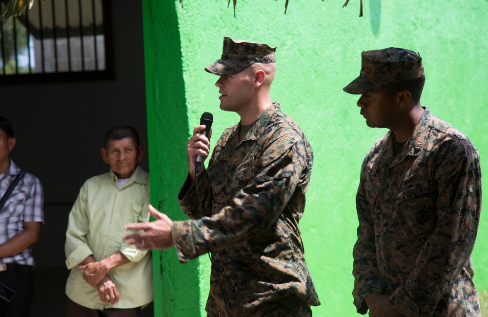 U.S. Marines complete second school renovation project in Honduras