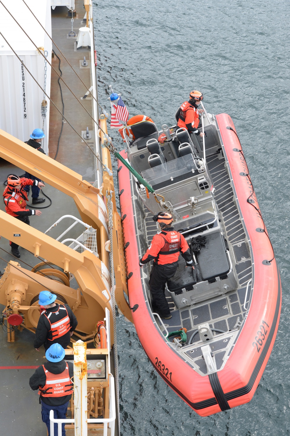 Coast Guard Cutter Healy crew prepares to get underway