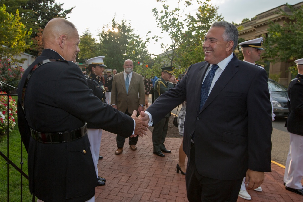 CMC Hosts an Evening Parade