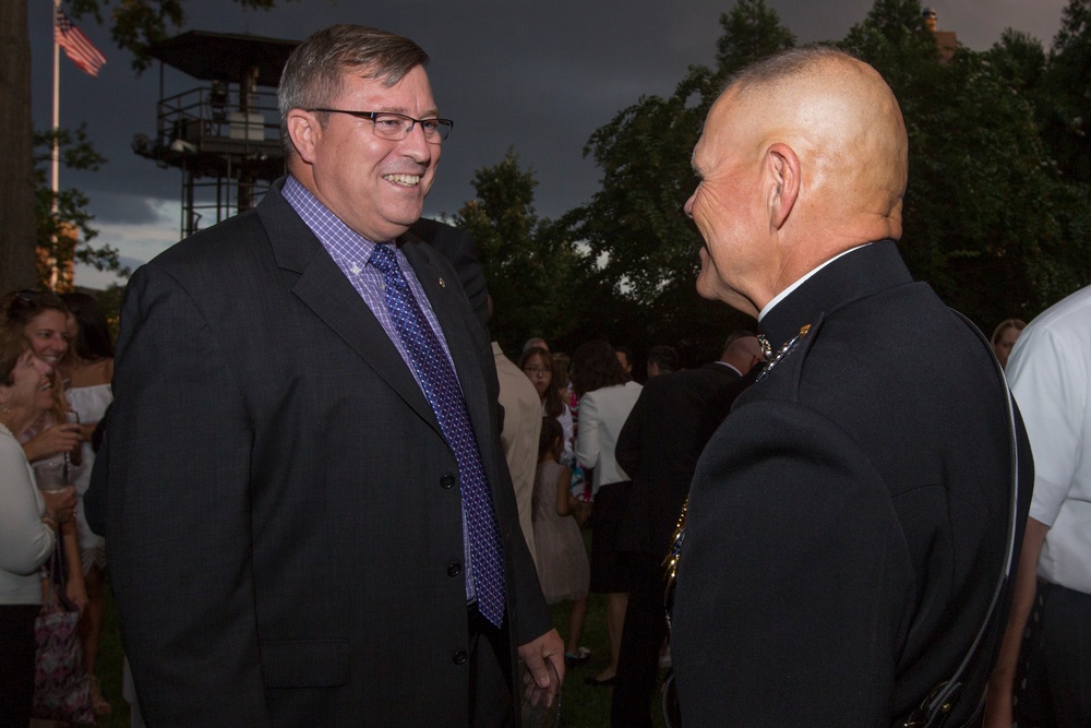 CMC Hosts an Evening Parade