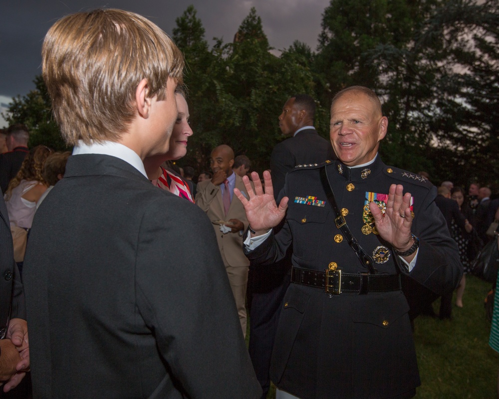 CMC Hosts an Evening Parade