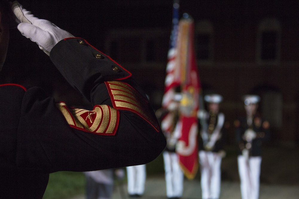 CMC Hosts an Evening Parade