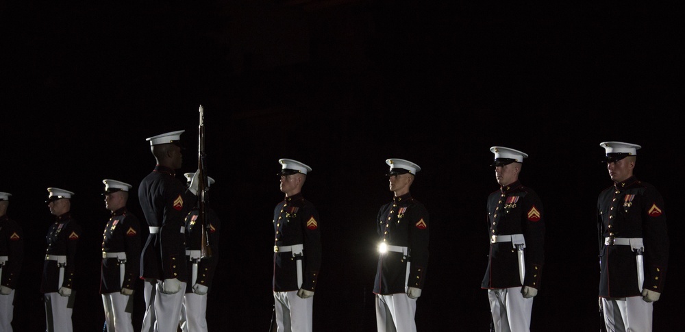 CMC Hosts an Evening Parade