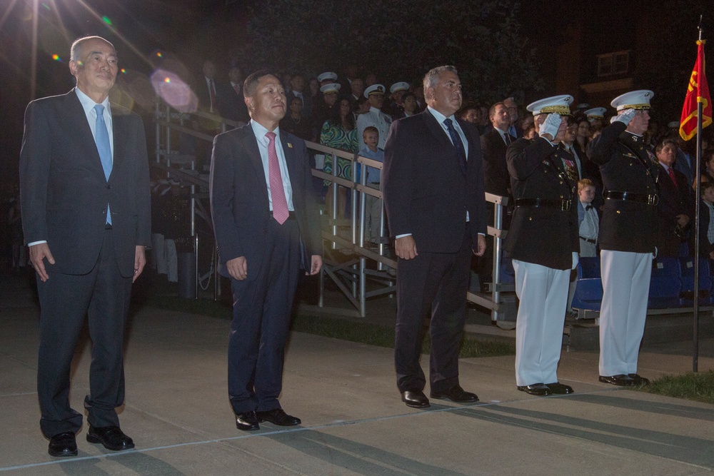 CMC Hosts an Evening Parade