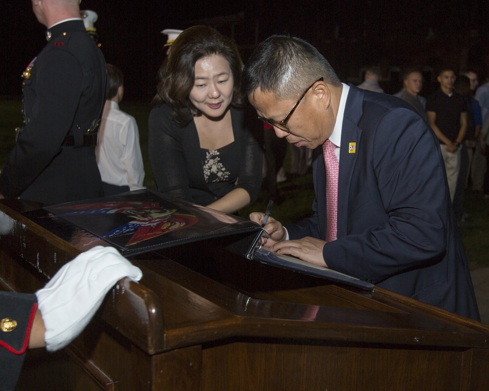 CMC Hosts an Evening Parade