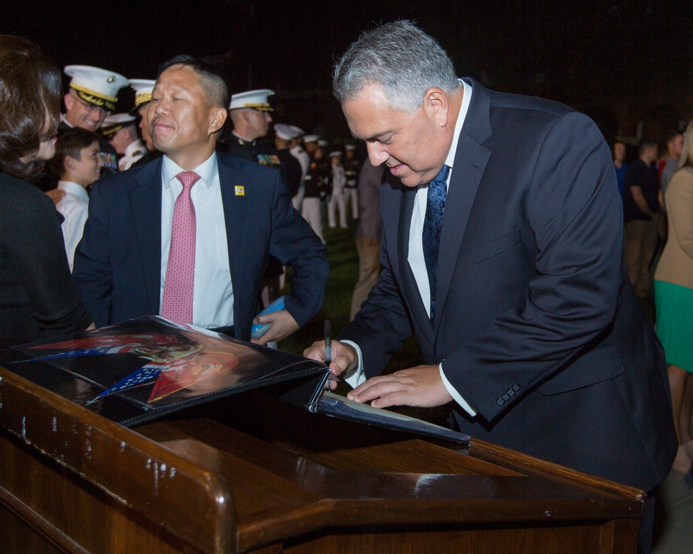 CMC Hosts an Evening Parade