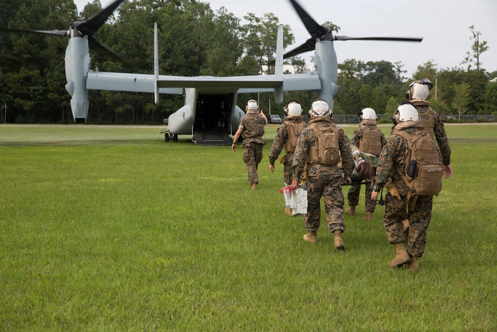 2nd Medical Battalion conducts en-route care training