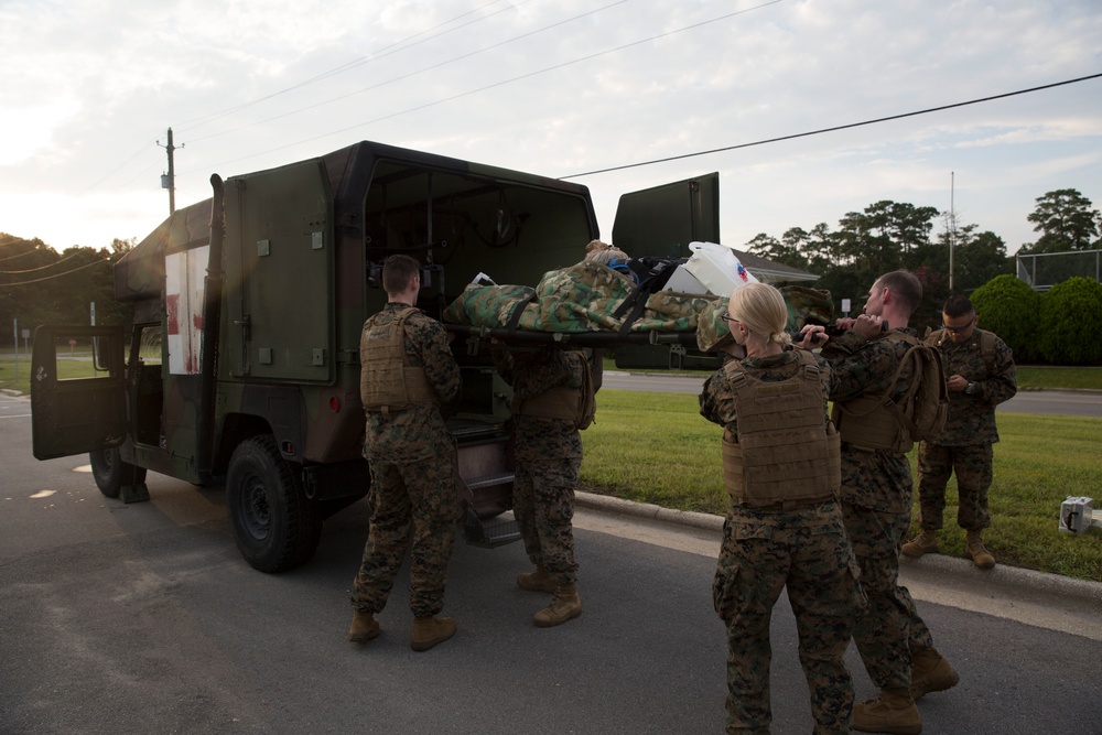 2nd Medical Battalion conducts en-route care training