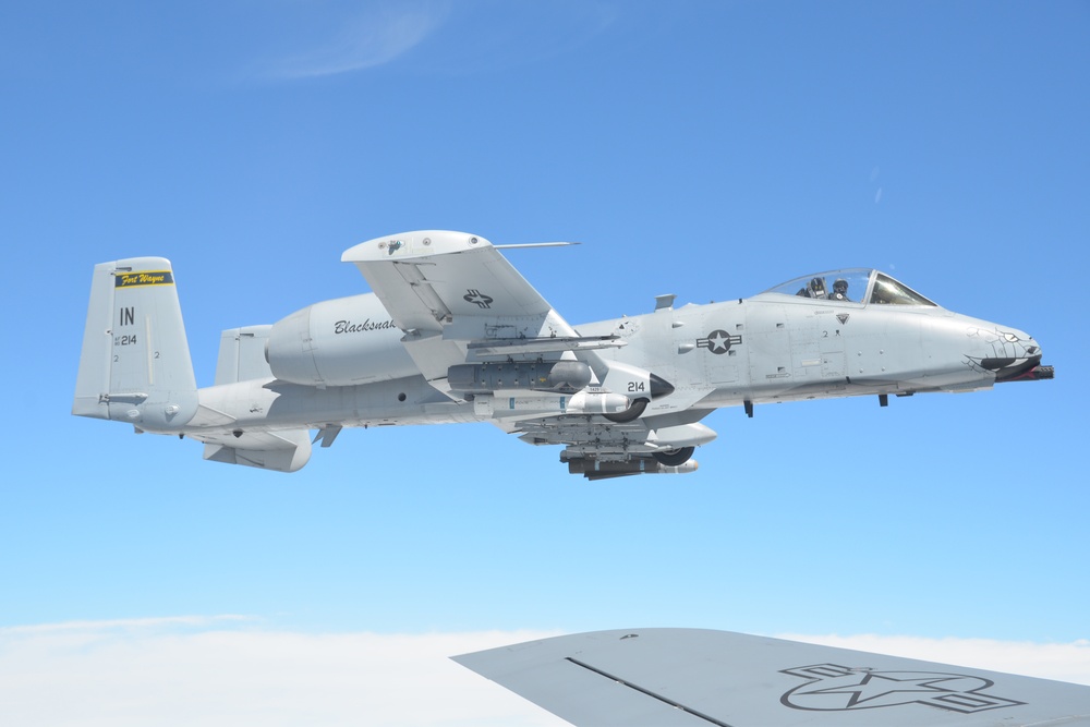 A-10 Flies High Over Hoosier Country