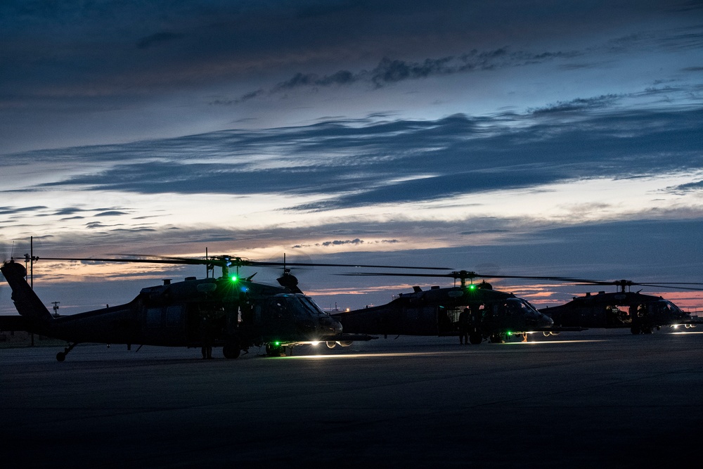 Pave Hawks in a row