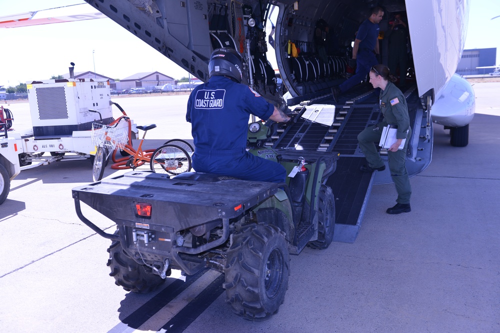 Coast Guard deploys crew and supplies to Hurricane Harvey