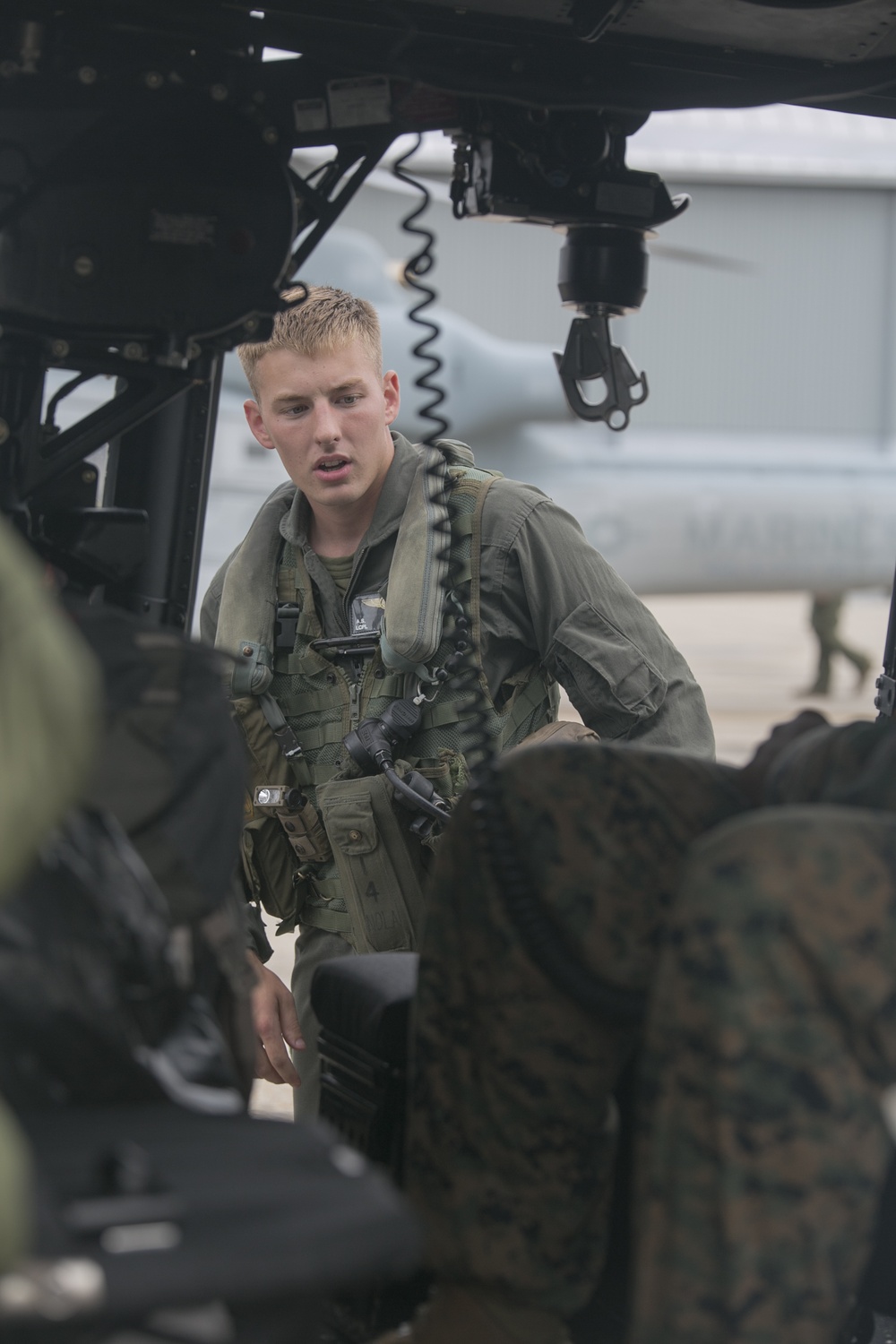 HMLA-773 takeoff to support rescue efforts in wake of Hurricane Harvey