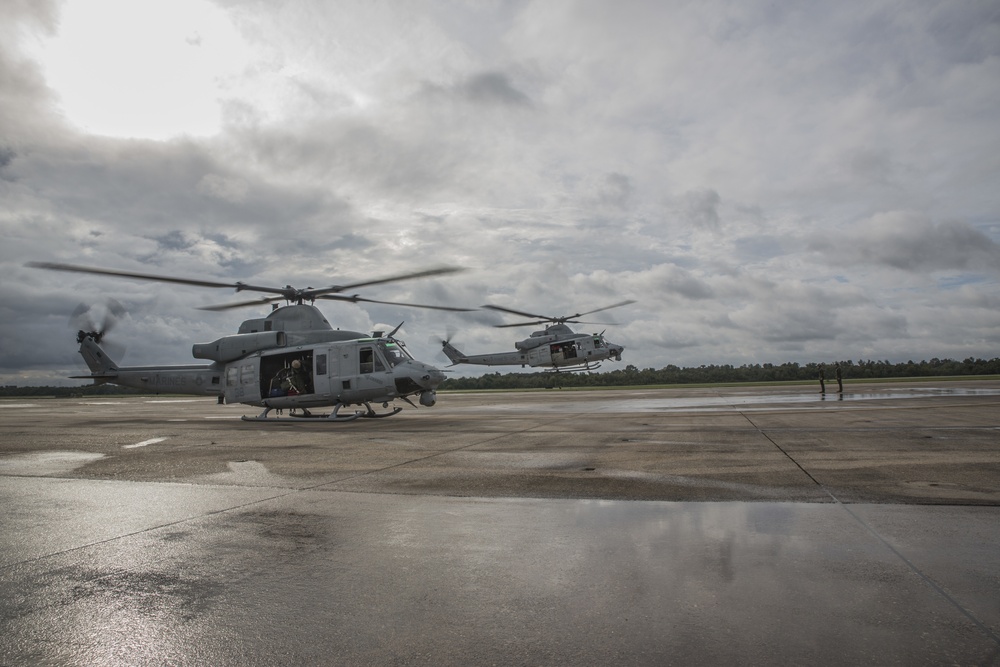 DVIDS - Images - HMLA-773 takeoff to support rescue efforts in wake of ...