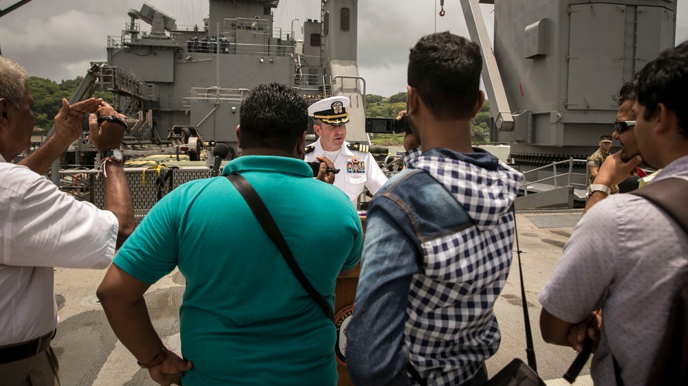USS Pearl Harbor (LSD 52) visits Goa, India