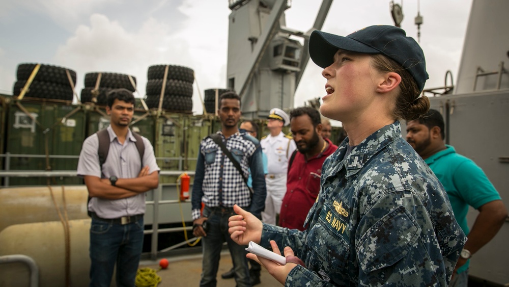 USS Pearl Harbor (LSD 52) visits Goa, India