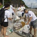 Single Marine Program volunteers cleanup Yuu Beach