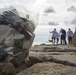Single Marine Program volunteers cleanup Yuu Beach