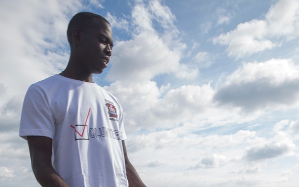 Single Marine Program volunteers cleanup Yuu Beach