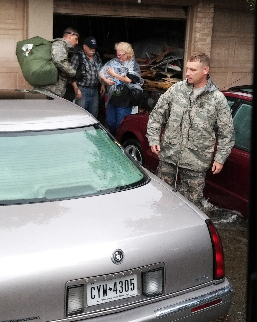 Relief efforts begin at Ellington