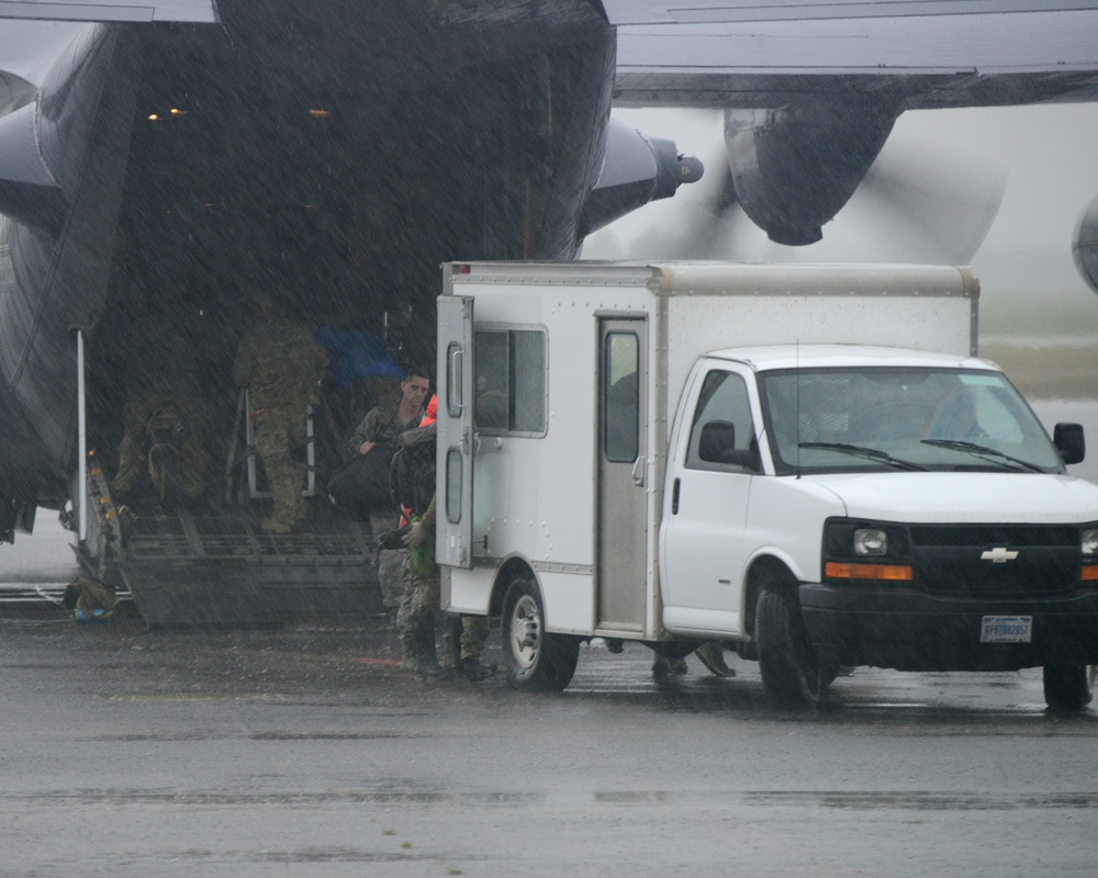 Relief efforts begin at Ellington