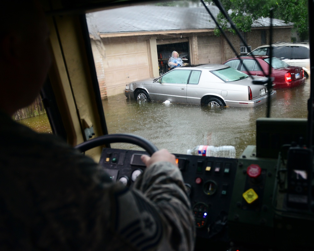 Relief efforts begin at Ellington