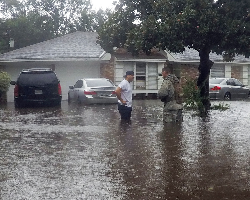 Relief efforts begin at Ellington