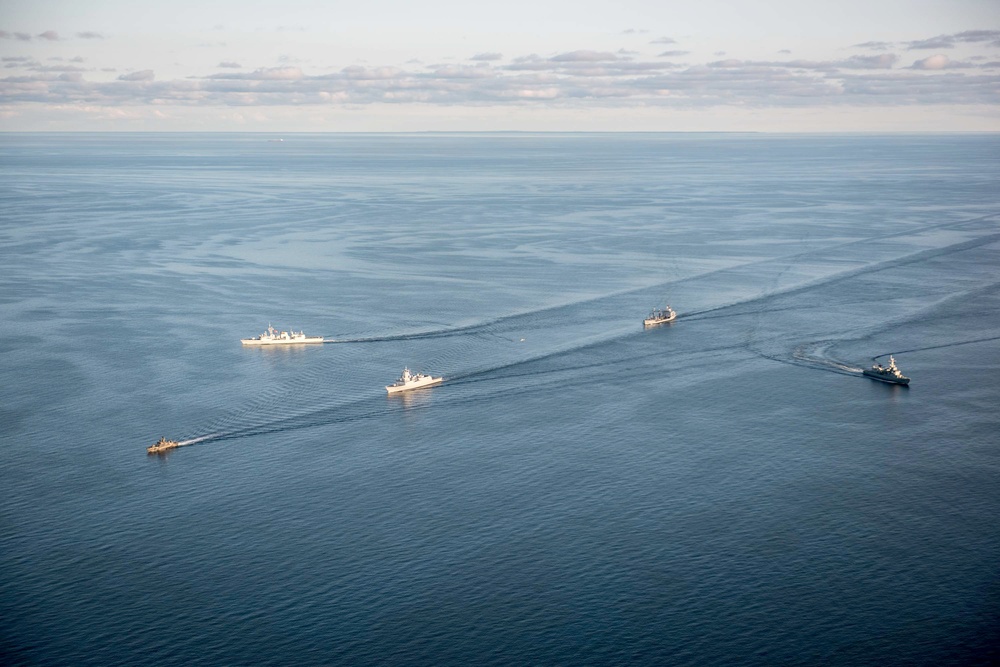 NATO and Finnish Navy PASSEX