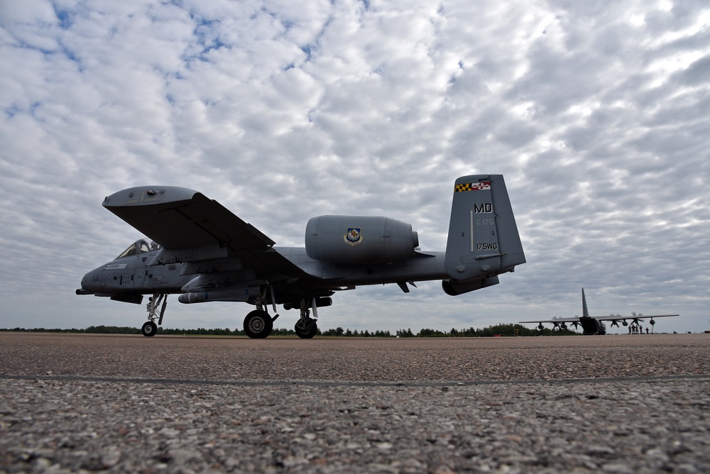 175th Wing A-10s Participates in Operation Heatwave