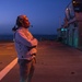 Sailors and Civil Service Mariners support Flight Operations aboard USNS Spearhead (T-EPF 1)