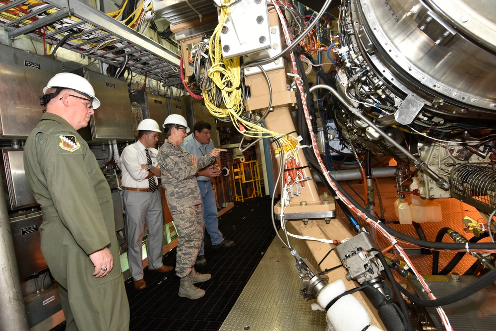 AFMC and AFTC commanders tour AEDC facilities at Arnold AFB