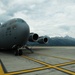 317th AS C-17 stops at Jackson Hole, WY for refueling