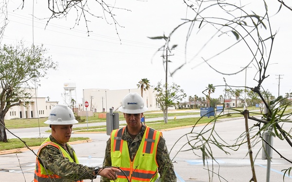 CERT teams record NAS Corpus Christi Hurricane Harvey damage