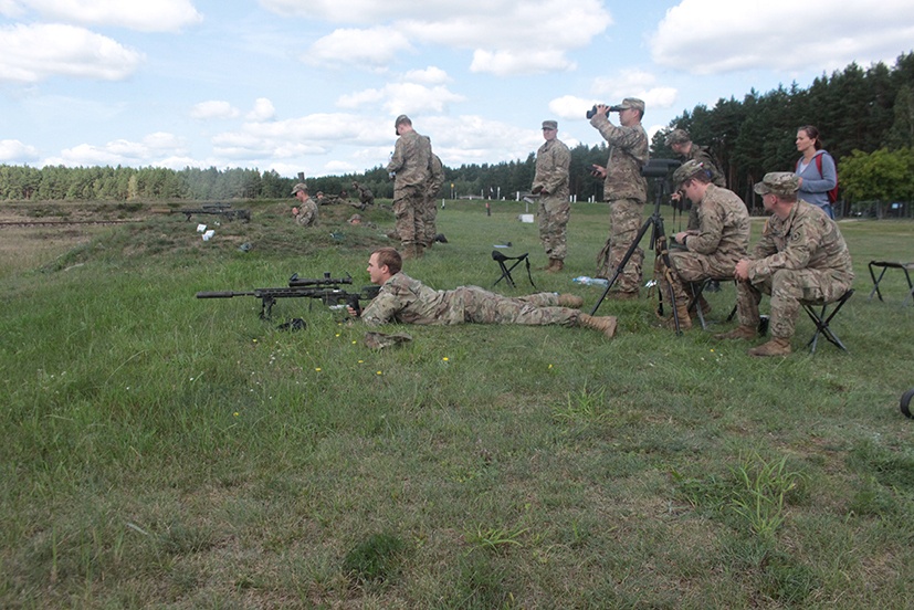 Battle Group Poland Sniper Range August 29