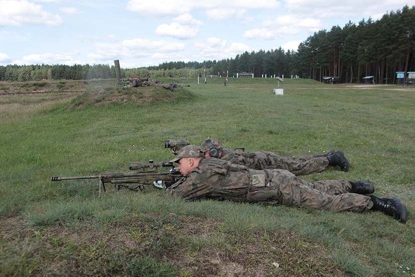 Battle Group Poland Sniper Range August 29