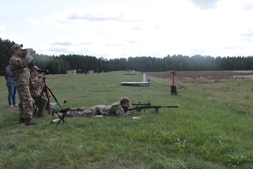 Battle Group Poland Sniper Range August 29