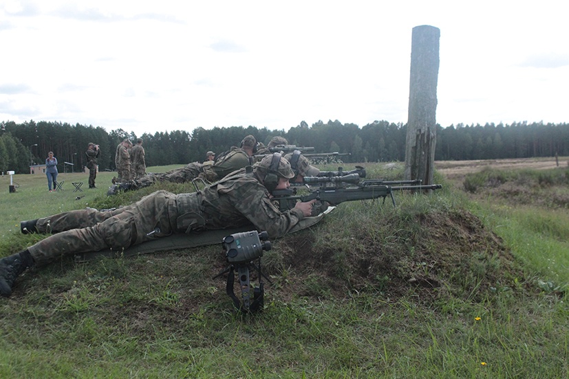 Battle Group Poland Sniper Range August 29