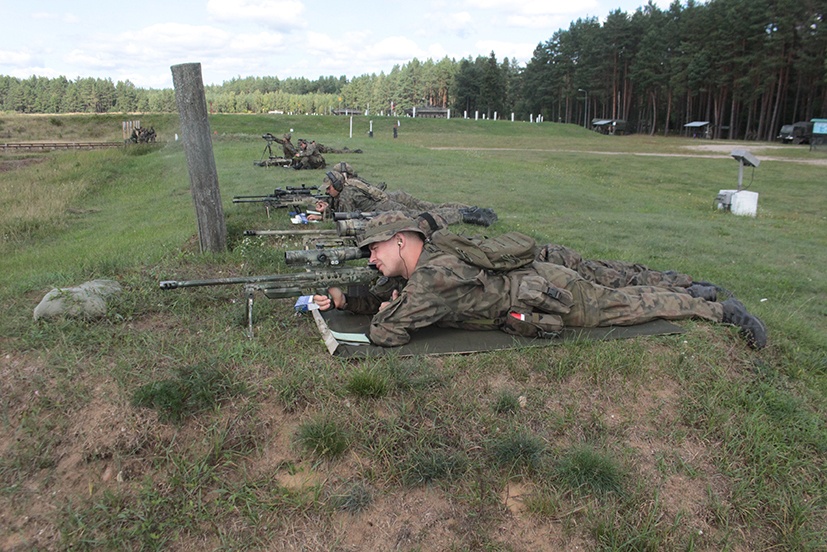 Battle Group Poland Sniper Range August 29