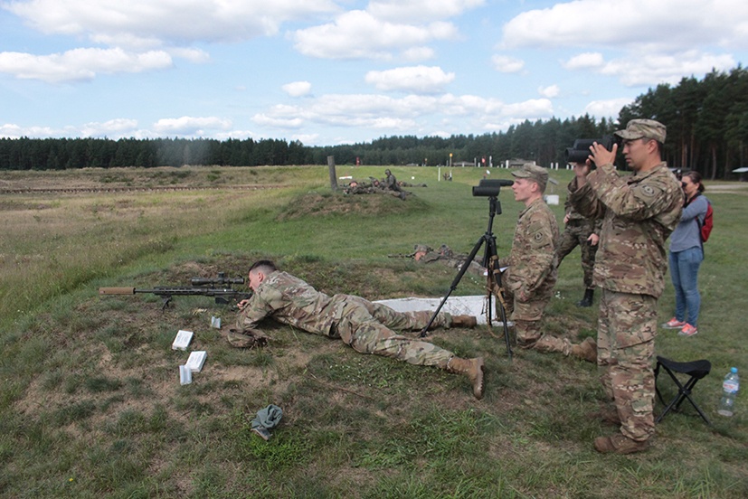 Battle Group Poland Sniper Range August 29