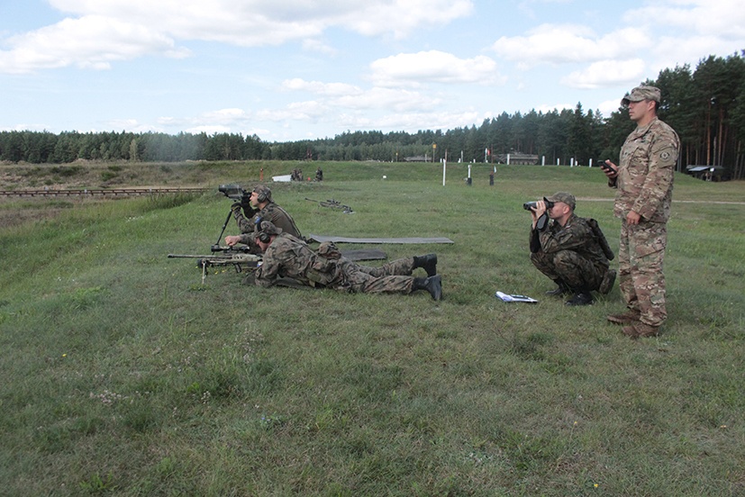 Battle Group Poland Sniper Range August 29