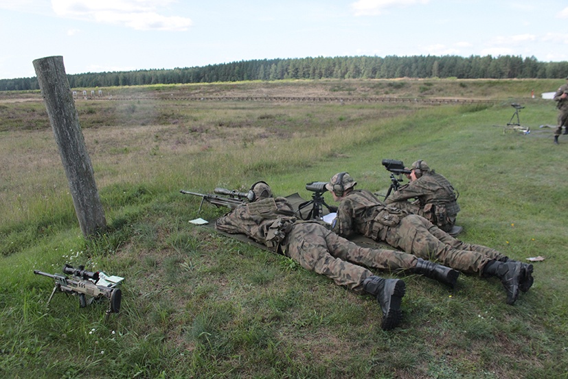Battle Group Poland Sniper Range August 29