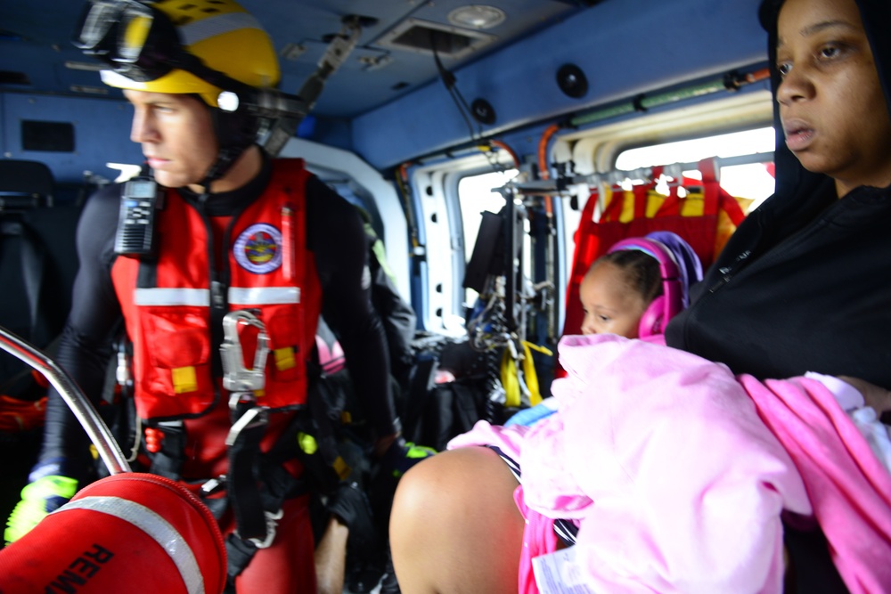 Coast Guard conducts search and rescue in response to Hurricane Harvey