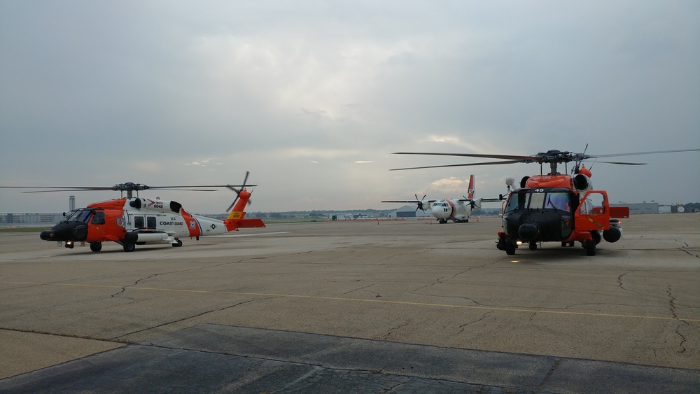 Coast Guard Air Station Traverse City air crew deploy to Hurricane Harvey