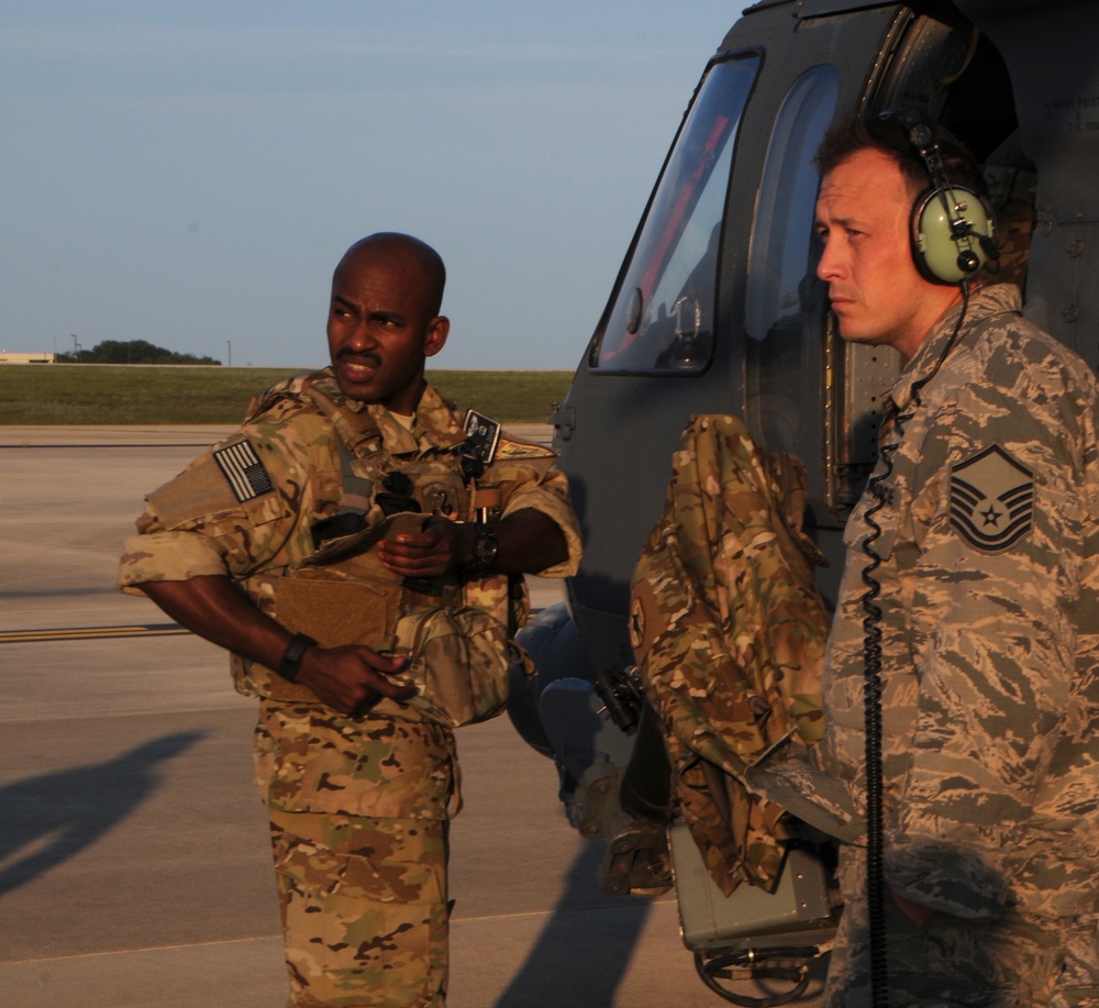106th Rescue Wing Airmen return from life saving mission August 28